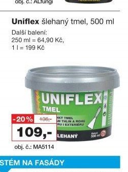 Uniflex šlehaný tmel, 500 ml
