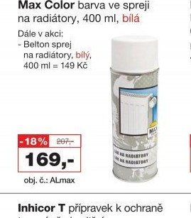 Max Color barva ve spreji