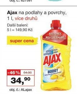 Ajax na podlahy a povrchy, 1 l, více druhů