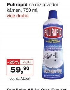 Pulirapid na rez a vodní kámen, 750 ml, více druhů