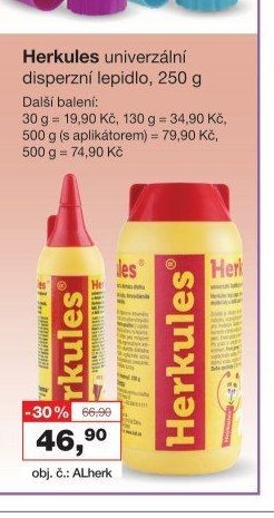 Herkules univerzální disperzní lepidlo, 250 g