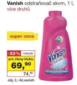 Vanish odstraňovač skvrn, 1 l, více druhů