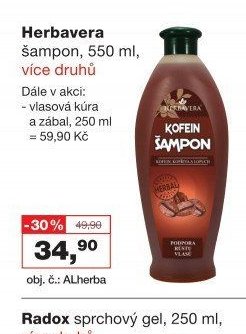 Herbavera šampon, 550 ml