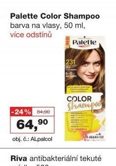 Palette Color Shampoo barva na vlasy, 50 ml