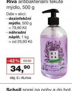 Riva antibakteriální tekuté mýdlo, 500 g