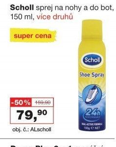Scholl sprej na nohy a do bot, 150 ml