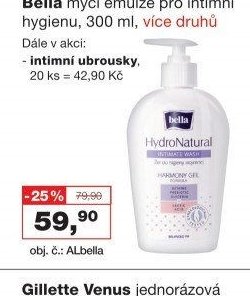 Bella mycí emulze pro intimní hygienu, 300 ml