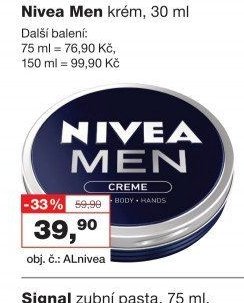 Nivea Men krém, 30 ml