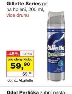 Gillette Series gel na holení, 200 ml