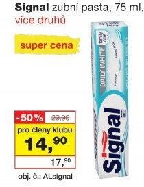 Signal zubní pasta, 75 ml