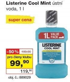 Listerine Cool Mint ústní voda, 1 l