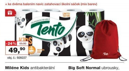 Tento Kids Panda 3vrstvý toaletní papír