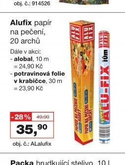 Alufix papír na pečení