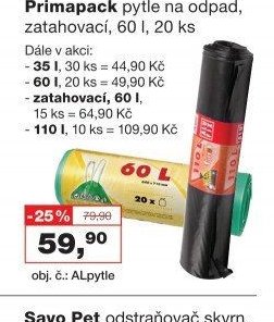 Primapack pytle na odpad