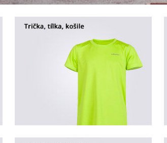 Trička, tílka, košile
