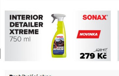 INTERIOR DETAILER XTREME 750 ml