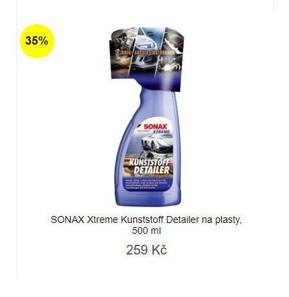 SONAX Xtreme Kunststoff Detailer na plasty, 500 ml