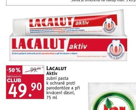 Lacalut Aktiv zubní pasta