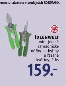 IDEENWELT mini jemné zahradnické nůžky na byliny a řezané květiny