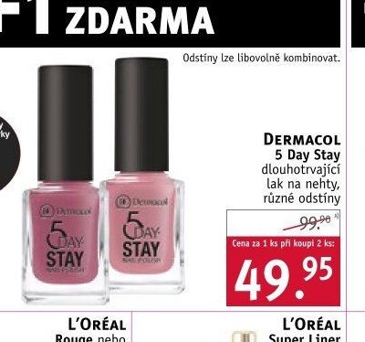 Dermacol 5 Day Stay lak na nehty