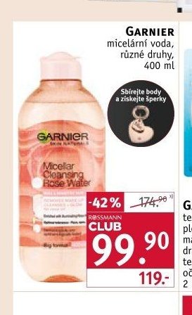 Garnier micelární voda 400 ml