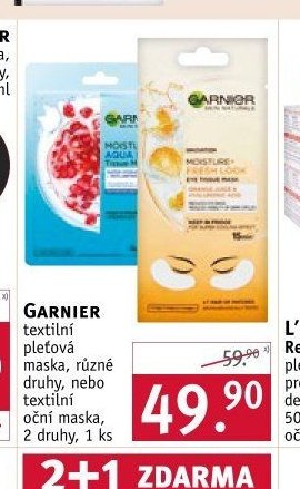 Garnier textilní pleťová maska