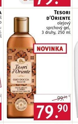Tesori d'Oriente olejový sprchový gel
