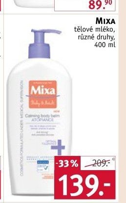 Mixa tělové mléko