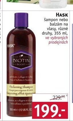 HASK šampon nebo balzám