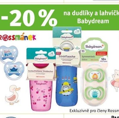 Babydream dudlíky a lahvičky