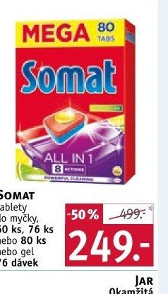 SOMAT tablety do myčky