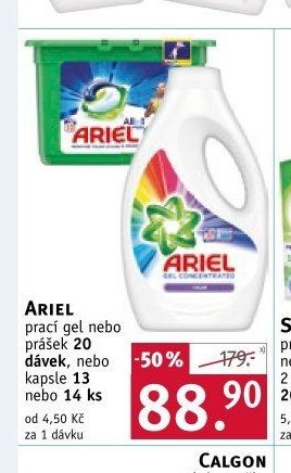 ARIEL prací gel