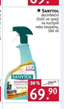 SANYTOL dezinfekční čistič