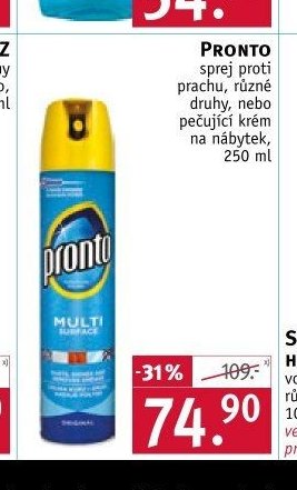 PRONTO sprej proti prachu
