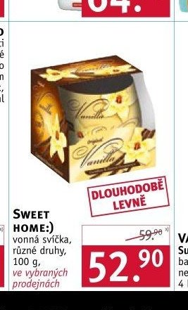 SWEET HOME vonná svíčka