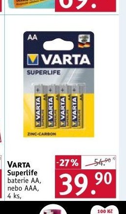 VARTA Superlife baterie