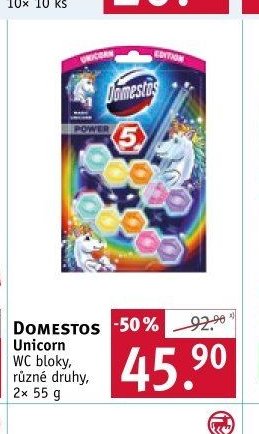 DOMESTOS Unicorn WC bloky, různé druhy, 2x 55 g