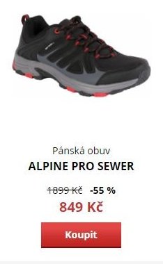 Pánská obuv ALPINE PRO SEWER