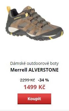 Dámské outdoorové boty Merrell ALVERSTONE