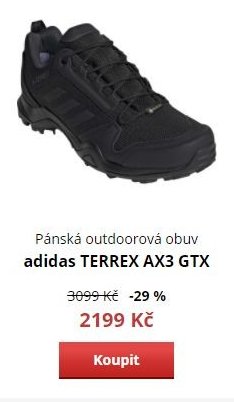 Pánská outdoorová obuv adidas TERREX AX3 GTX