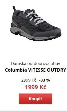 Dámská outdoorová obuv Columbia VITESSE OUTDRY