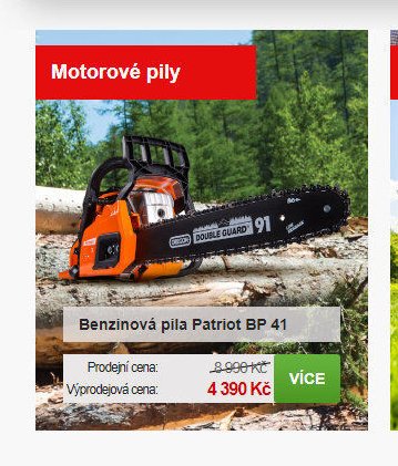 Benzínová pila Patriot BP 41