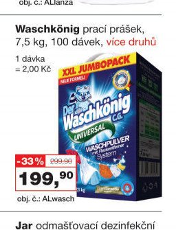 Waschkönig prací prášek