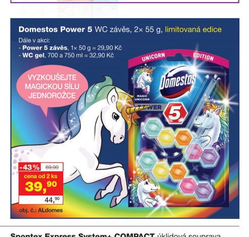 Domestos Power 5 WC závěs