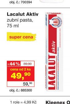 Lacalut Aktiv zubní pasta