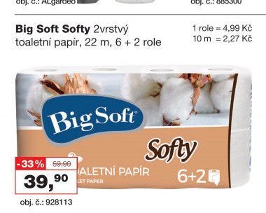Big Soft Softy toaletní papír
