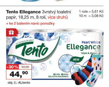 Tento Ellegance toaletní papír