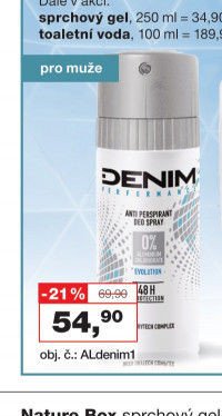 Denim antiperspirant a deo sprej