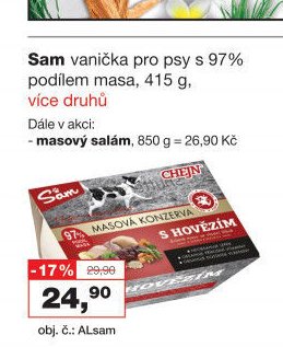 Sam vanička pro psy