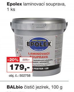 Epolex laminovací souprava, 1 ks